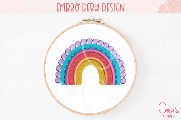 Ali Rainbow: A Sweet, Versatile Nursery Embroidery Design