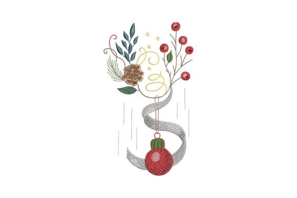 Christmas Wineglass Embroidery Review
