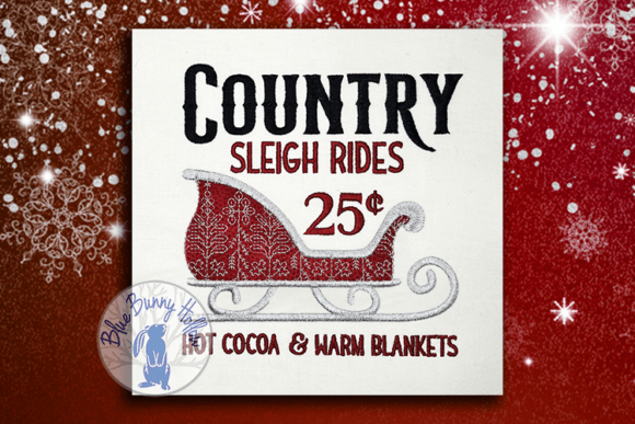 Country Sleigh Rides 25¢