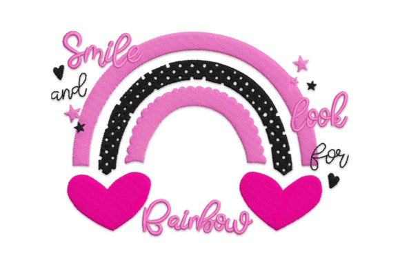 Rainbow Hearts Embroidery File Review