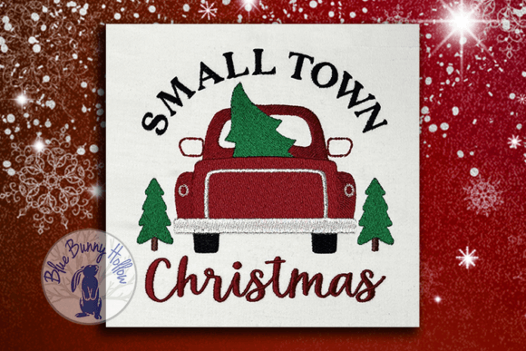 Small Town Christmas Embroidery