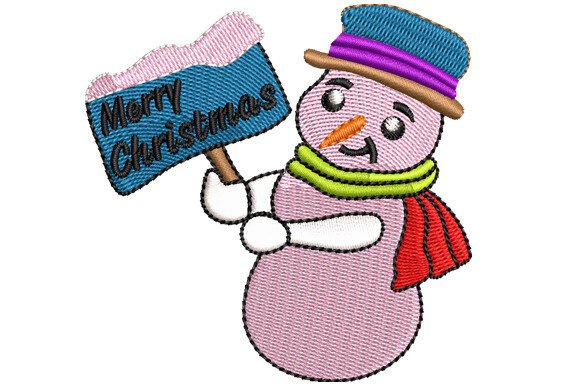Snowman with Merry Christmas Play Card Review